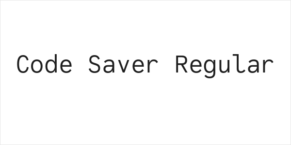 Code Saver Regular Logo