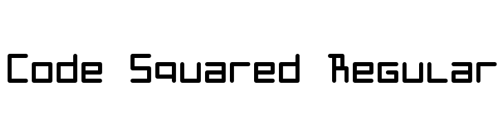 Code Squared Regular  免费字体下载