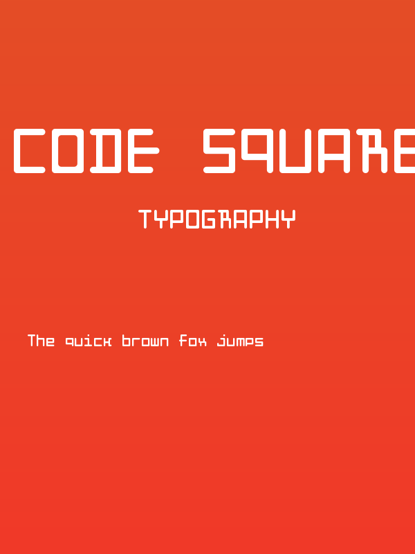 Code Squared Regular Poster