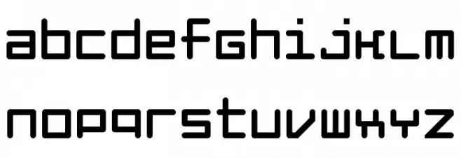 Code Squared Regular फ़ॉन्ट लोअरकेस