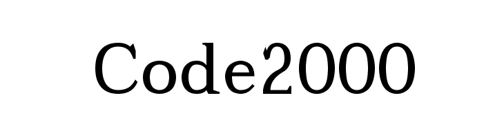 Code2000 Font