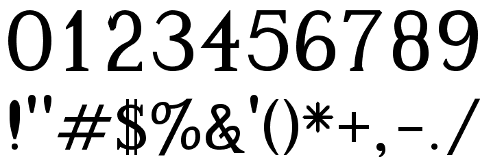 Code2001 Font OTHER CHARS