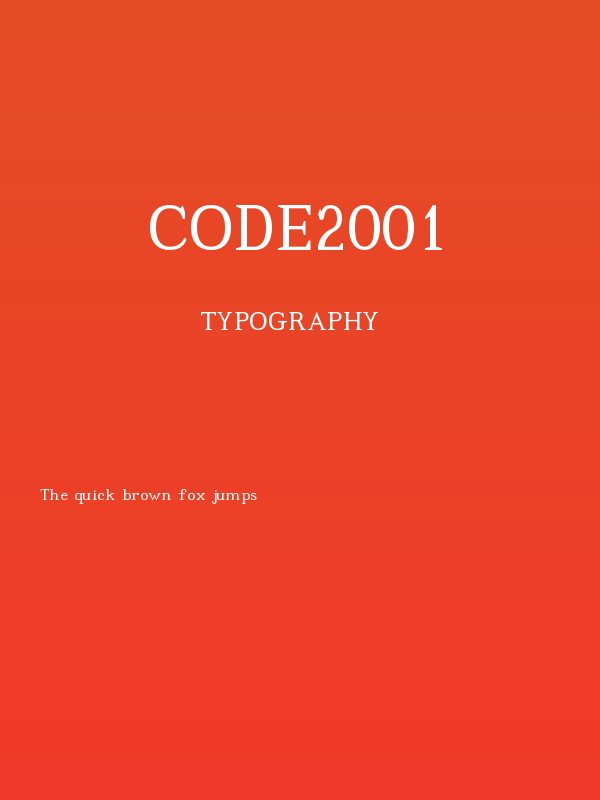 Code2001 Poster