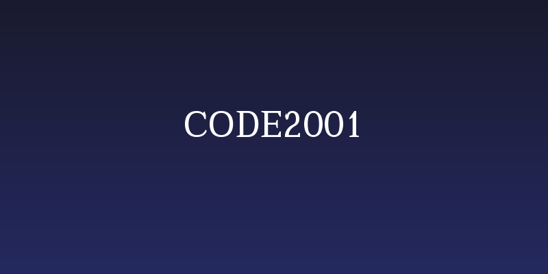Code2001 Social Header