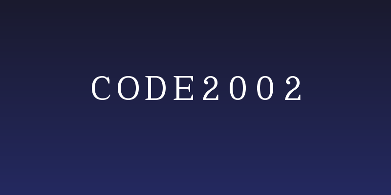 Code2002 Social Header