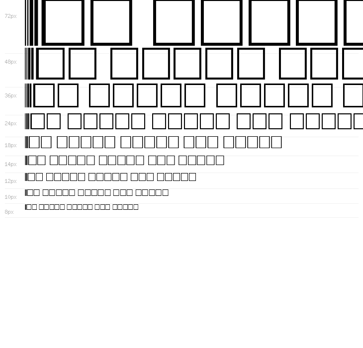 Code39 Regular Waterfall