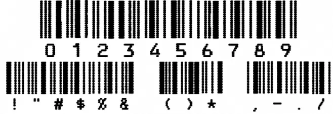 Code3X-DotImpact Font OTHER CHARS