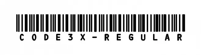 Code3X-Regular  Fuentes Gratis Descargar