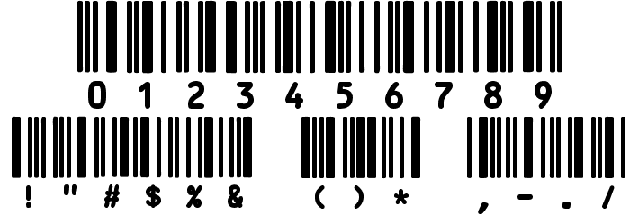 Code3X-Regular لخطوط تنزيل حرف أخرى