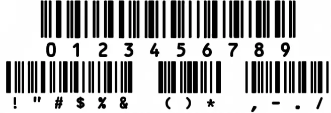 Code3X-Regular خط محارف أخرى