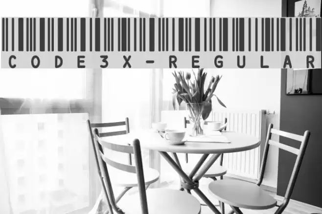Code3X-Regular خط examples