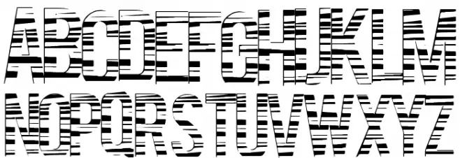 CodeBars Font Litere mari