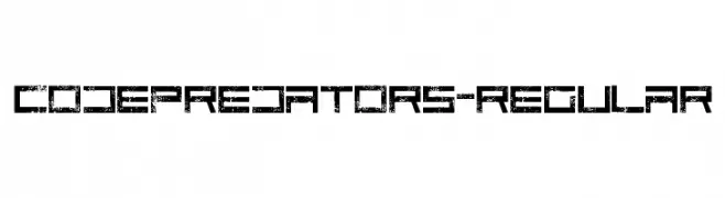 CodePredators-Regular  les polices de caractères gratuit tlcharger