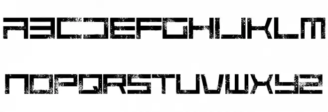 CodePredators-Regular Font Litere mari