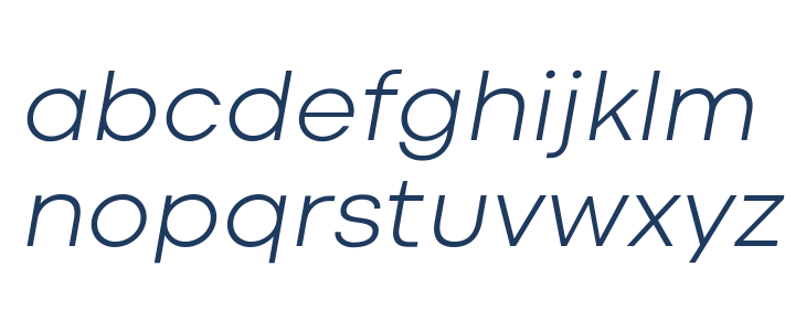 Codec Cold Light Italic Lowercase
