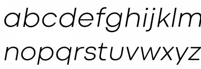 Codec Cold Light Italic Шрифта строчной