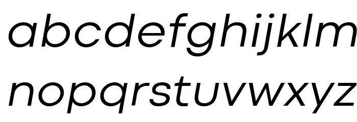 Codec Cold News Italic Font LOWERCASE