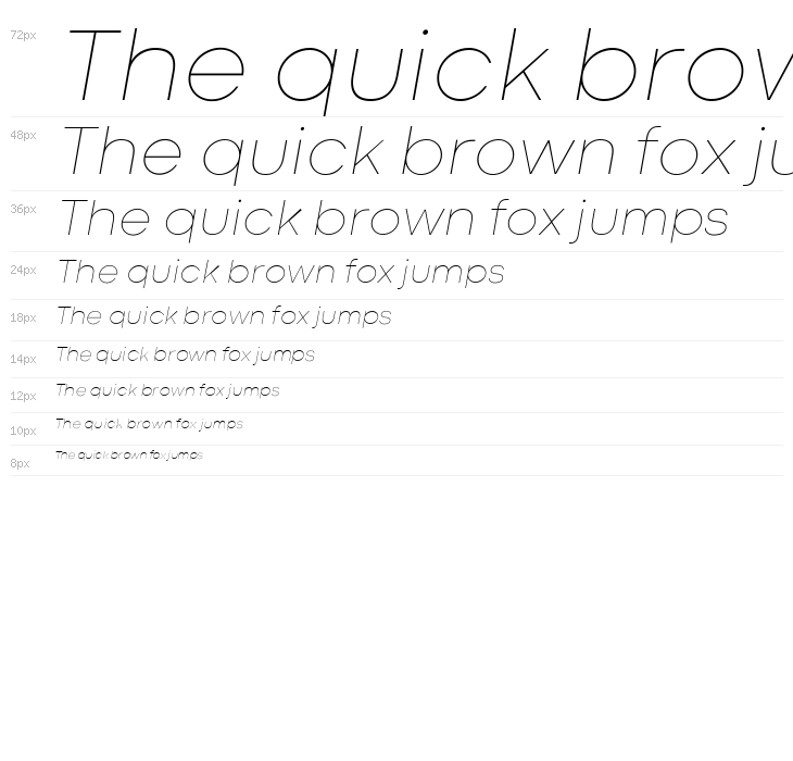 Codec Cold Thin Italic Waterfall