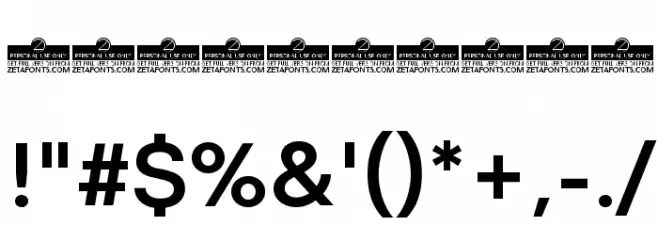 Codec Cold Trial Bold Font OTHER CHARS