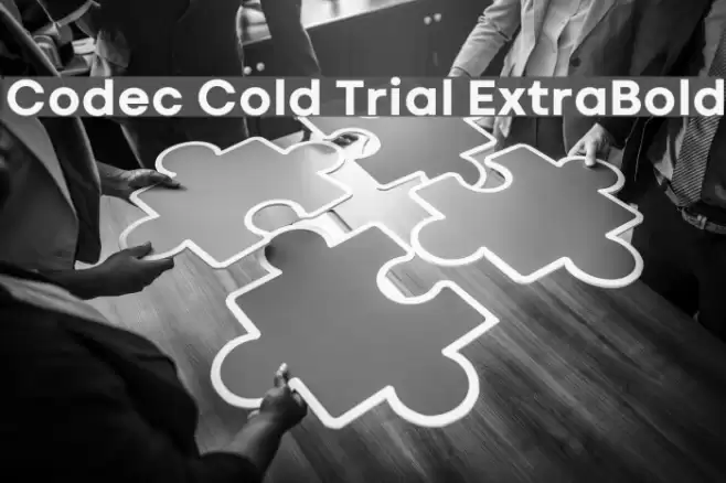 Codec Cold Trial ExtraBold Font examples