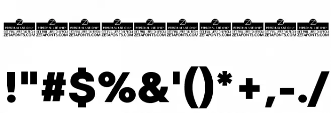 Codec Cold Trial Heavy Font OTHER CHARS