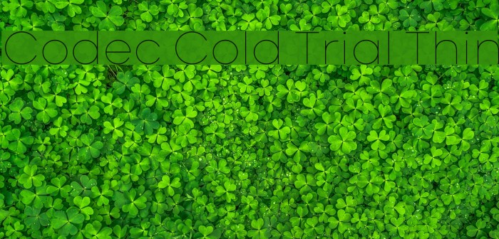 Codec Cold Trial Thin Font examples