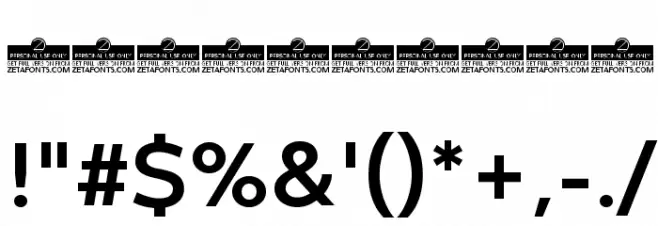 Codec Warm Trial Bold Font OTHER CHARS