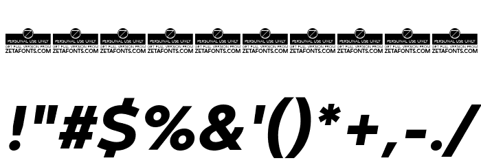 Codec Warm Trial ExtraBold Italic Font OTHER CHARS