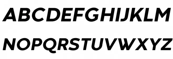 Codec Warm Trial ExtraBold Italic フォント 大文字