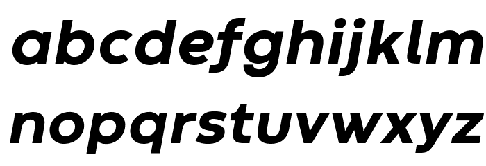 Codec Warm Trial ExtraBold Italic Font LOWERCASE
