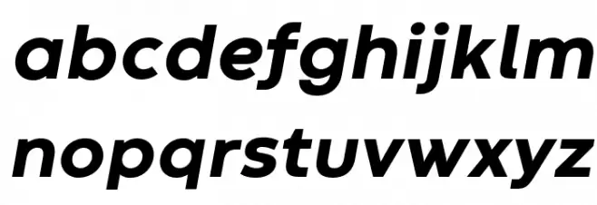 Codec Warm Trial ExtraBold Italic फ़ॉन्ट लोअरकेस