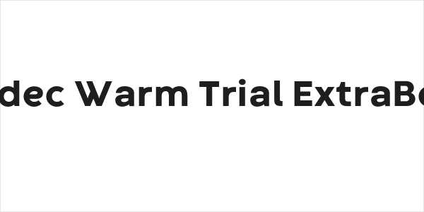 Codec Warm Trial ExtraBold Logo
