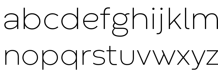 Codec Warm Trial ExtraLight Font LOWERCASE