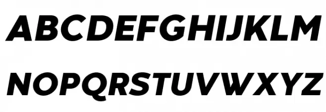 Codec Warm Trial Heavy Italic Шрифта ВЕРХНИЙ