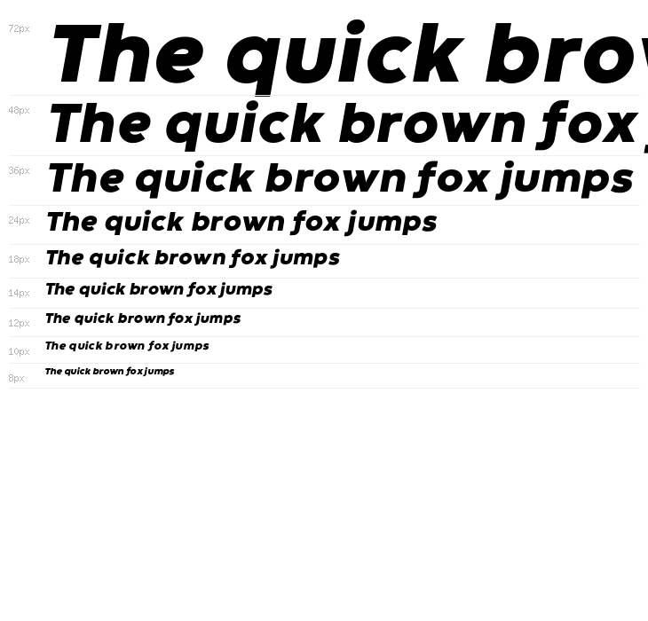 Codec Warm Trial Heavy Italic Waterfall