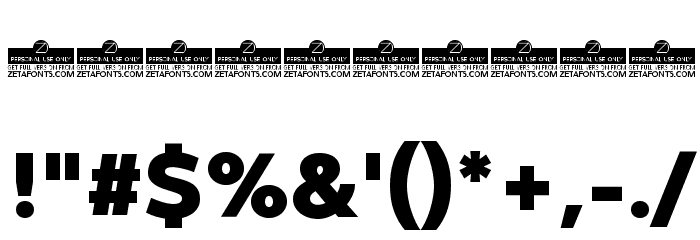 Codec Warm Trial Heavy Font OTHER CHARS