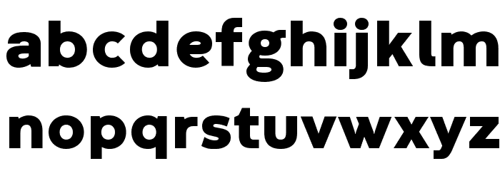 Codec Warm Trial Heavy Font LOWERCASE