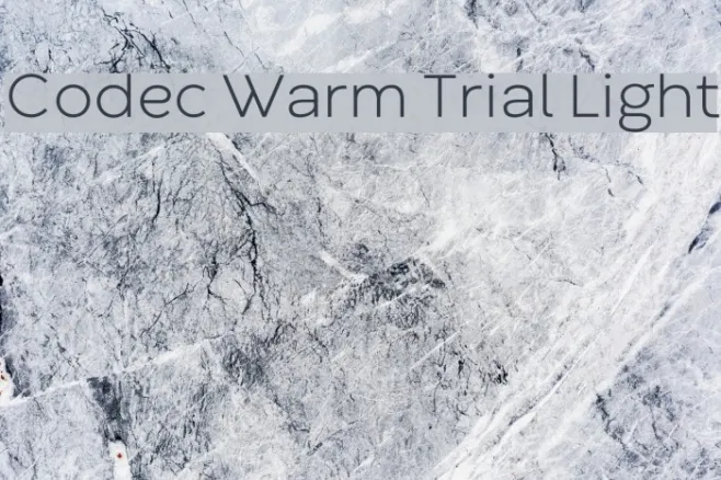Codec Warm Trial Light Example 3