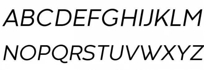 Codec Warm Trial News Italic 字体 大写