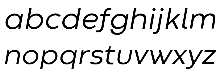 Codec Warm Trial News Italic Font LOWERCASE
