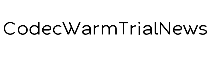 Codec Warm Trial News Font