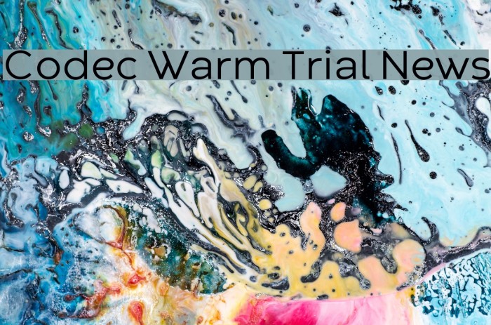 Codec Warm Trial News Font examples