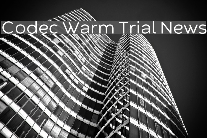 Codec Warm Trial News Font examples