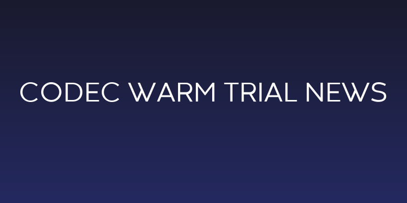 Codec Warm Trial News Social Header