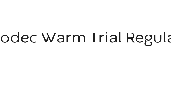 Codec Warm Trial Regular Logo