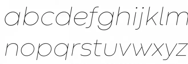 Codec Warm Trial Thin Italic Polices MINUSCULES