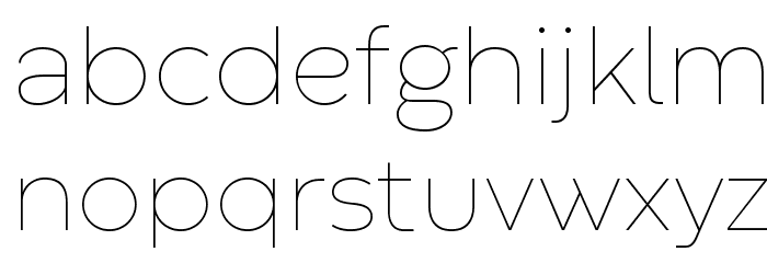 Codec Warm Trial Thin Font LOWERCASE