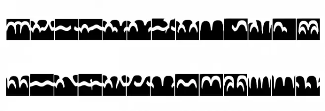 CodedBorder Fonte MAIÚSCULAS