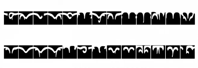 CodedBorder फ़ॉन्ट लोअरकेस