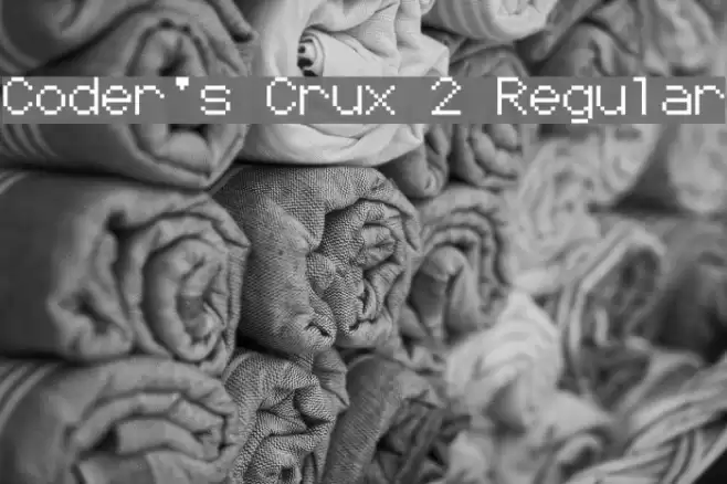 Coder's Crux 2 Regular Font examples